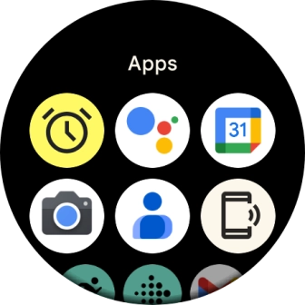 Press the contacts icon.