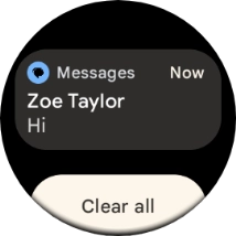 Press the required notification to open it.