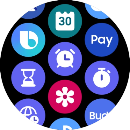 Press the Bixby icon.