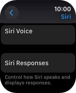 Press Siri Responses.