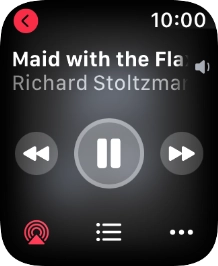Turn the Digital Crown to select the required volume.