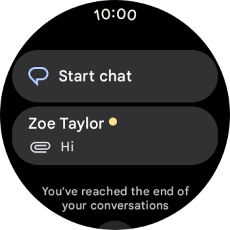 Press the required picture message.