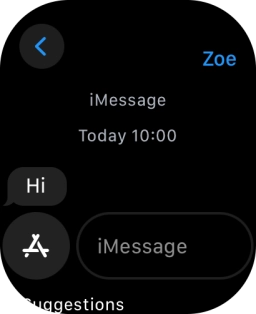 Press iMessage. Press iMessage.