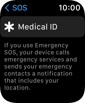 Press Medical ID. Press Medical ID.