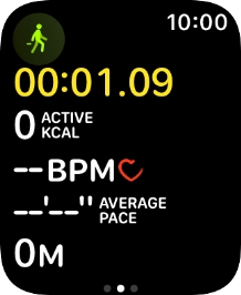 Slide your finger right starting from the left side of the screen.