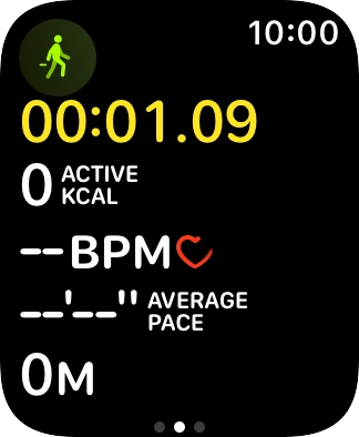 Slide your finger right starting from the left side of the screen.