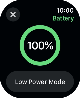 Press Low Power Mode.
