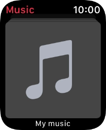 Slide your finger downwards starting from the top of the screen to see the menu.