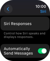 Press Siri Responses.