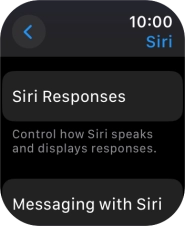 Press Siri Responses.
