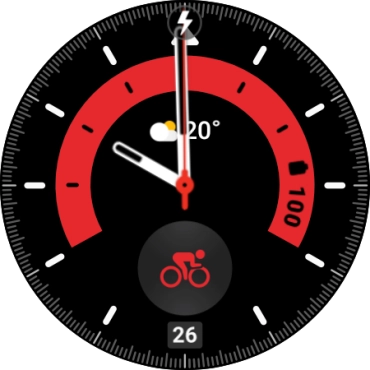 When the battery charging icon is displayed, the battery is charging.