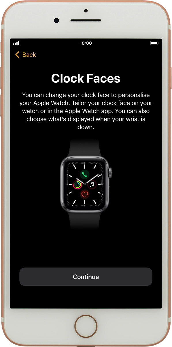 On your phone: Press Continue.
