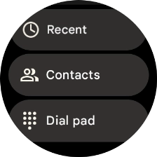 Press Dial pad and key in the required number.