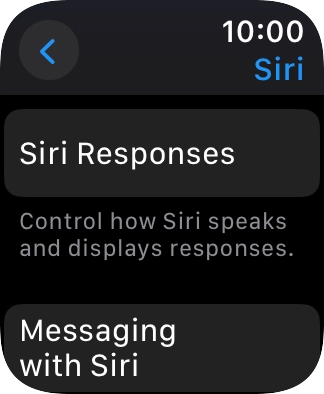 Press Siri Responses.