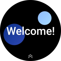 Slide your finger upwards starting from the bottom of the screen.