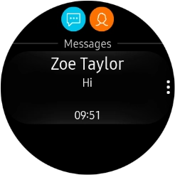 Press the required text message to read it.