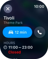 Press the start journey icon.