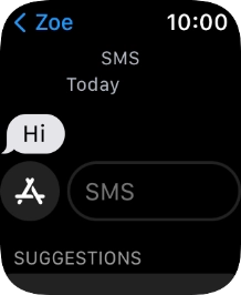 Press Text Mess... and record the message.