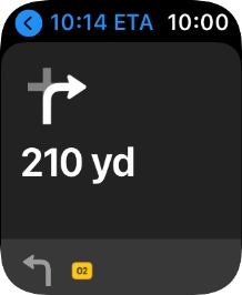 Follow the instructions on the screen to go to the required destination.