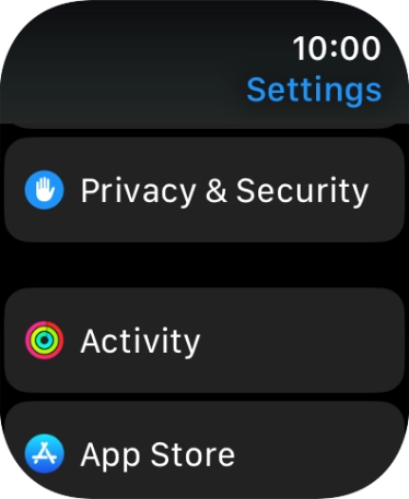 Press Privacy & Security.