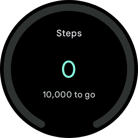 Press the required widget to open it. Press the required widget to open it.