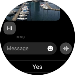 Press the record message icon and follow the instructions on the screen to record and send the required reply. Press the record message icon and follow the instructions on the screen to record and send the required reply.