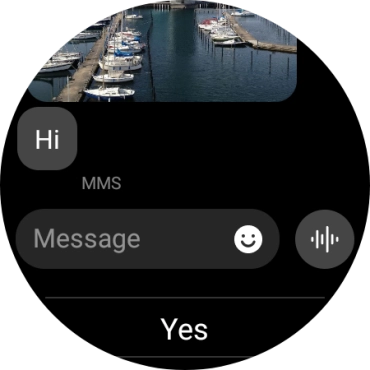 Press the record message icon and follow the instructions on the screen to record and send the required reply. Press the record message icon and follow the instructions on the screen to record and send the required reply.