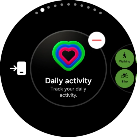 Press the remove widget icon. Press the remove widget icon.