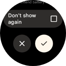 Press the confirm icon to turn on the function.