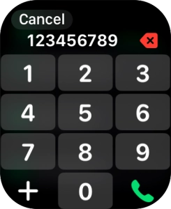Key in the required number and press the call icon.
