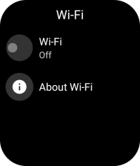 Press Wi-Fi to turn on the function.