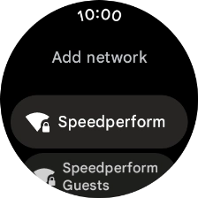 Press the required Wi-Fi network.