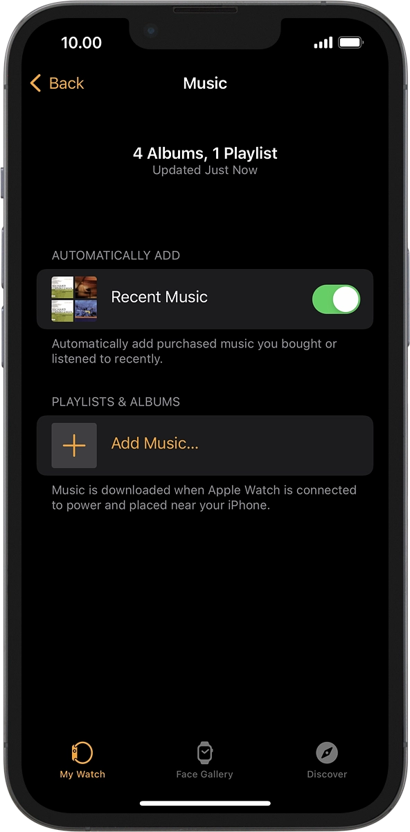 On your phone: Press the indicator next to 