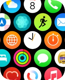 Press the message icon.