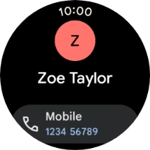 Press the required phone number.