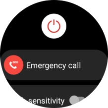 Press the power off icon.