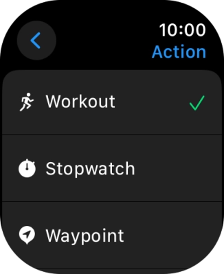 Press the required setting. Press the required setting.