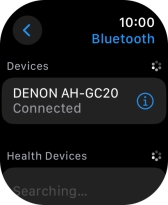 Press the Digital Crown several times to return to standby mode. Press the Digital Crown several times to return to standby mode.