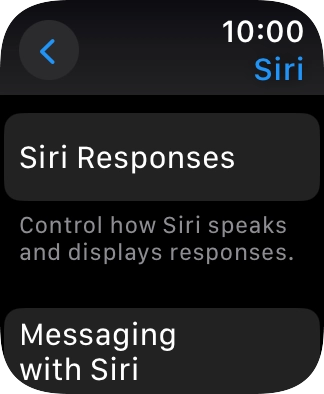 Press Siri Responses.