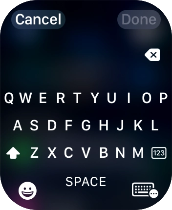Press the input icon.