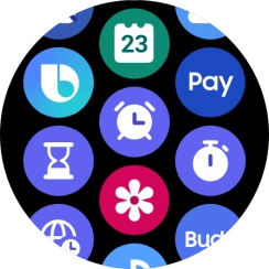 Press the Bixby icon.