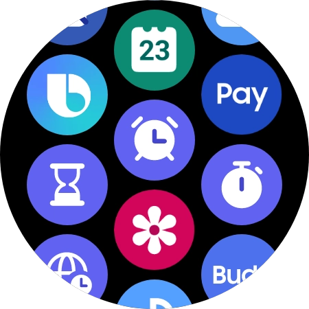 Press the Bixby icon.