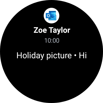 Press the required notification to open it.