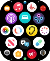 Press the music player icon. Press the music player icon.