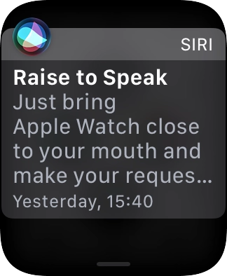 Press the required notification to open it.