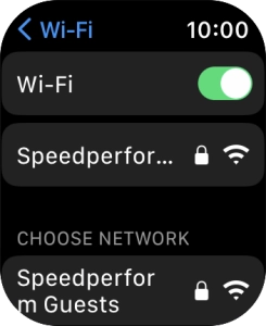 Press the Digital Crown to return to the home screen.