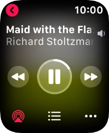 Turn the Digital Crown to select the required volume.