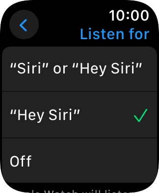 Press the required setting to turn the function on or off.