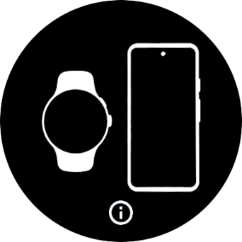 Press the information icon.