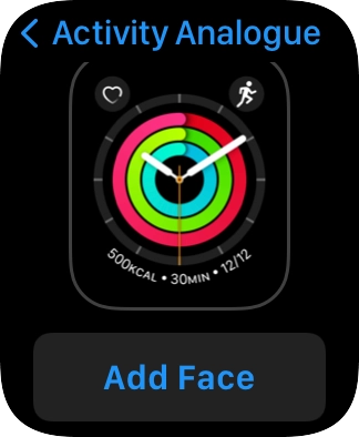 Press Add Face.